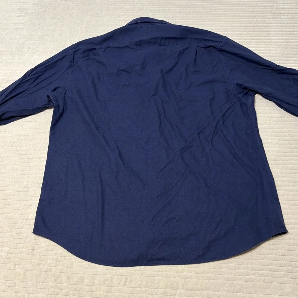 Charles Tyrwhitt Dress Shirt Non Iron classic Fit Heavy Cotton Men's Sz. 2XL